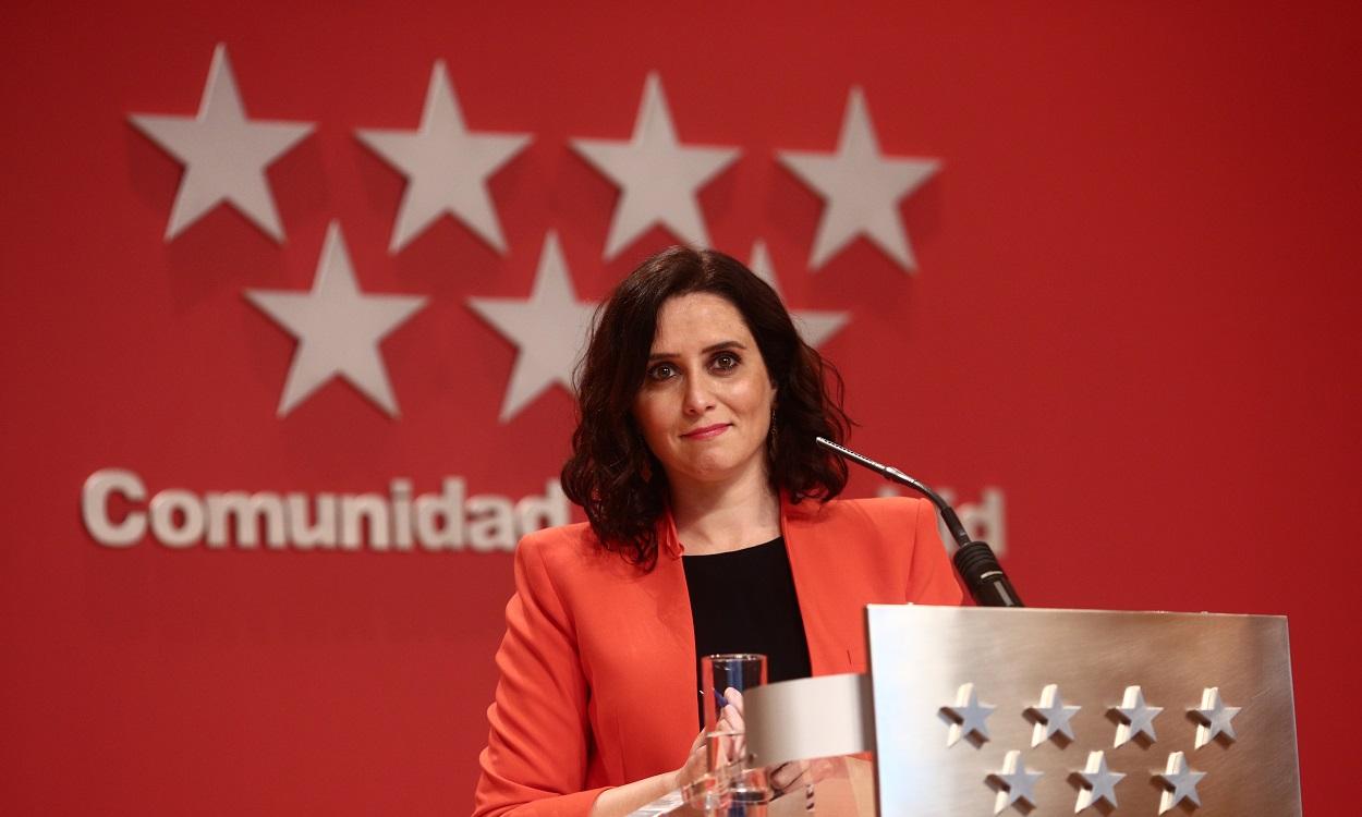 La presidenta de la Comunidad de Madrid, Isabel Díaz Ayuso