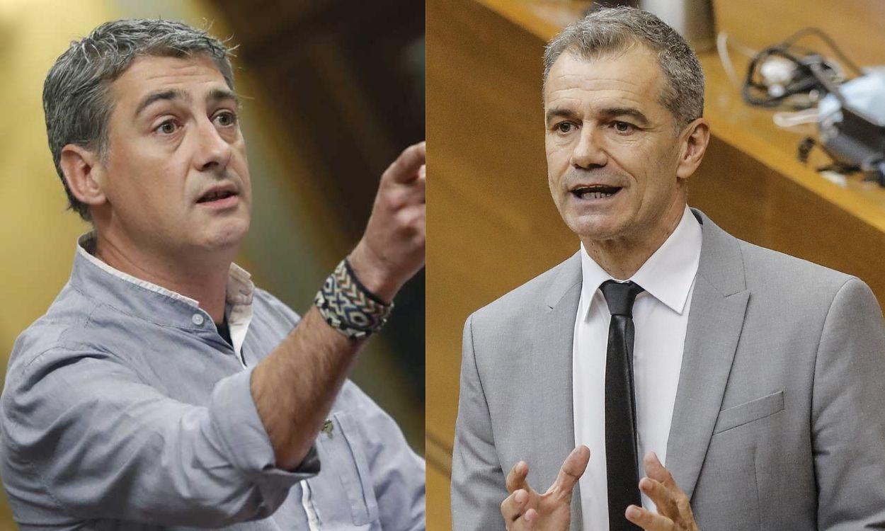 Oskar Matute (EH Bildu) y Toni Cantó (Ciudadanos).