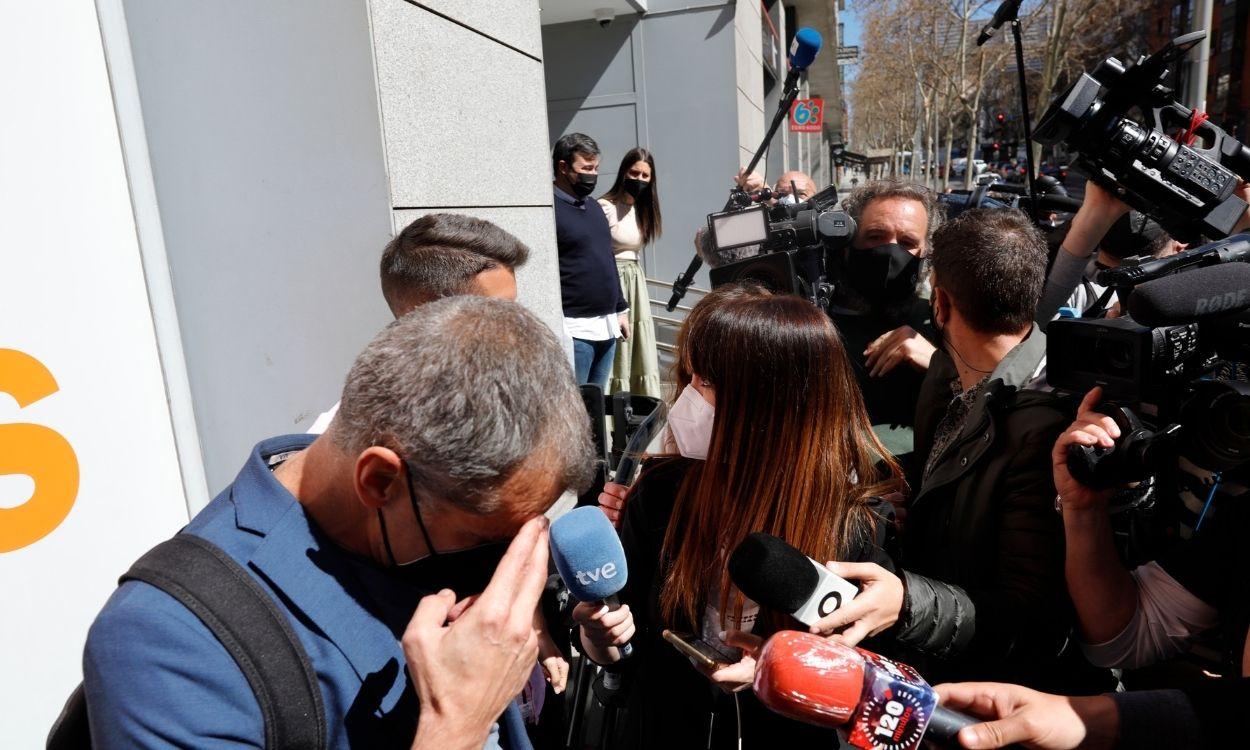 El ya ex coordinador de Ciudadanos, Toni Cantó, tras la reunión de la Ejecutiva. EP. 