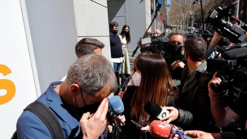 El ya ex coordinador de Ciudadanos, Toni Cantó, tras la reunión de la Ejecutiva. EP. 