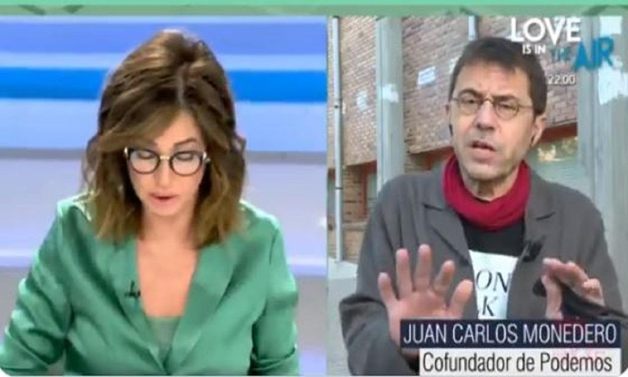 Juan Carlos Monedero en 'El Programa de Ana Rosa'