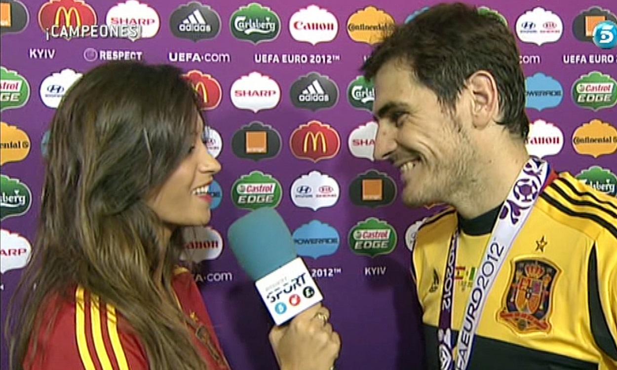 La periodista Sara Carbonero y el exfutbolista Iker Casillas. EP