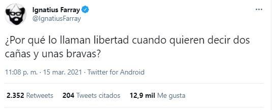 Tuit de Ignatius Tuit de Ignatius