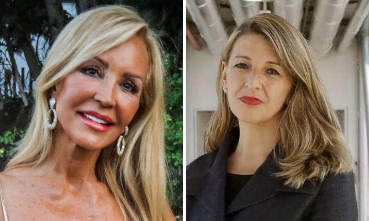 Carmen Lomana ve a Yolanda Díaz como buena sucesora de Iglesias