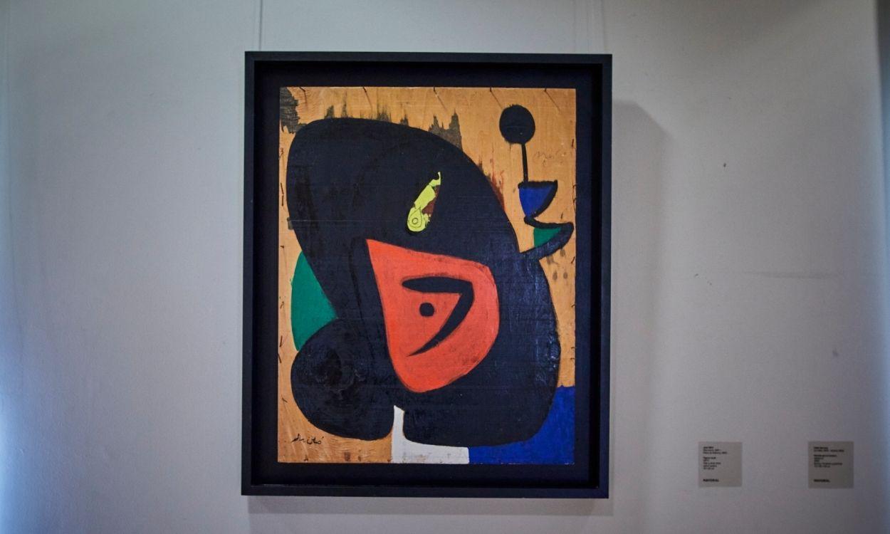 Una de las obras de Joan Miró en la Exposición Zóbel de Madrid. EP