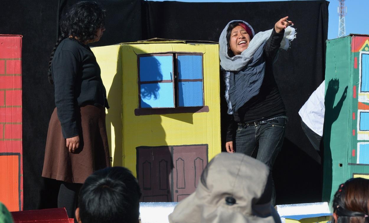 Una función de teatro de Conéctate a la ciudad que queremos