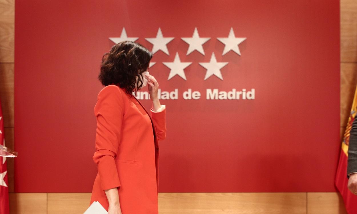 La presidenta de la Comunidad de Madrid, Isabel Díaz Ayuso. EP