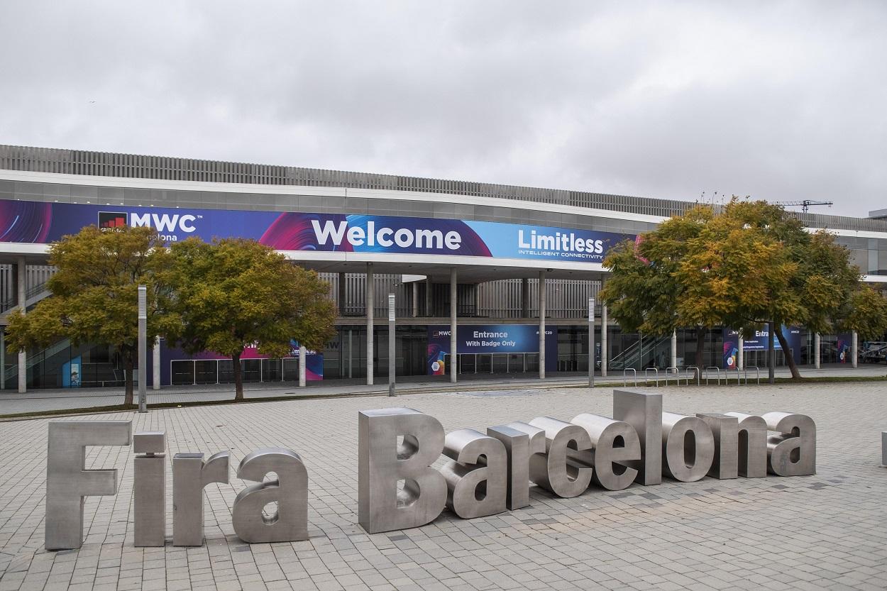 Pabellón del Mobile World Congress (MWC) en la Fira de Barcelona. Europa Press