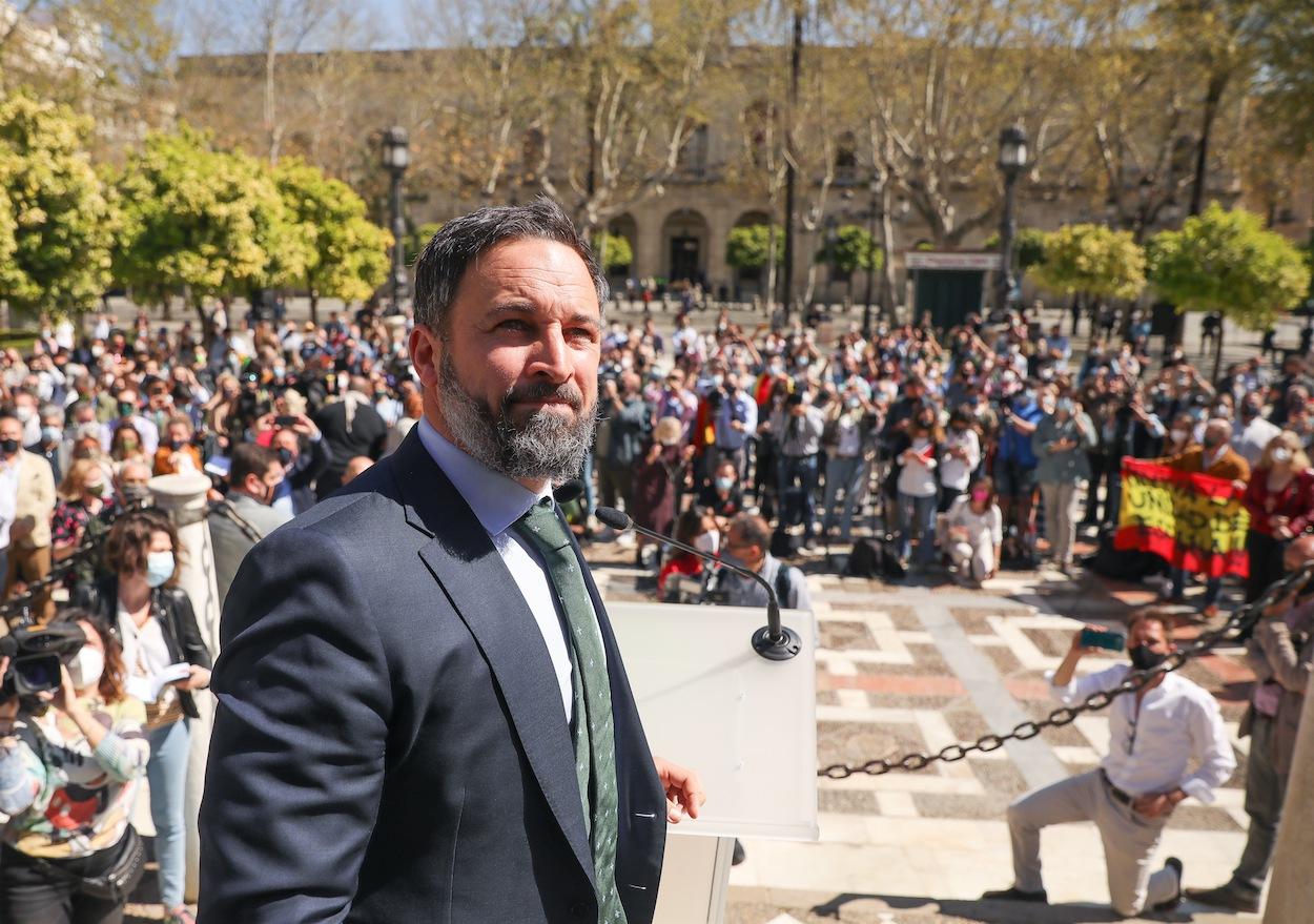 Acto de Abascal en Sevilla. Europa Press