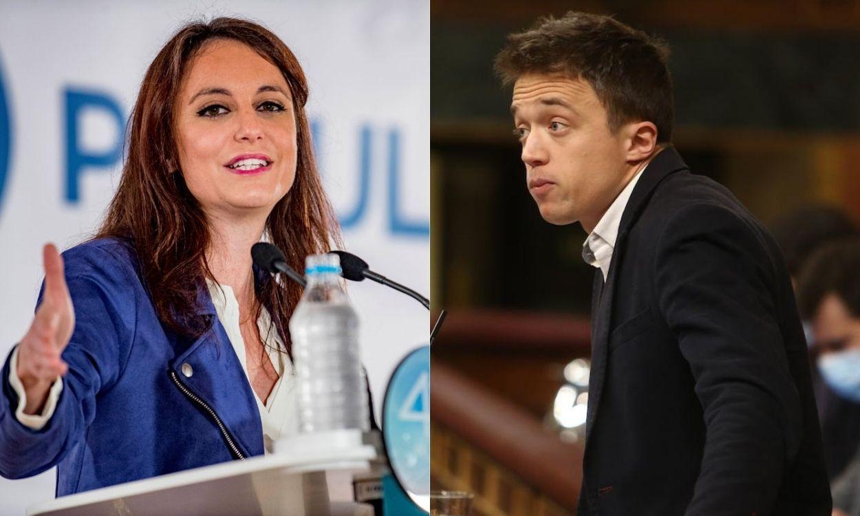 Andrea Levy e Íñigo Errejón.