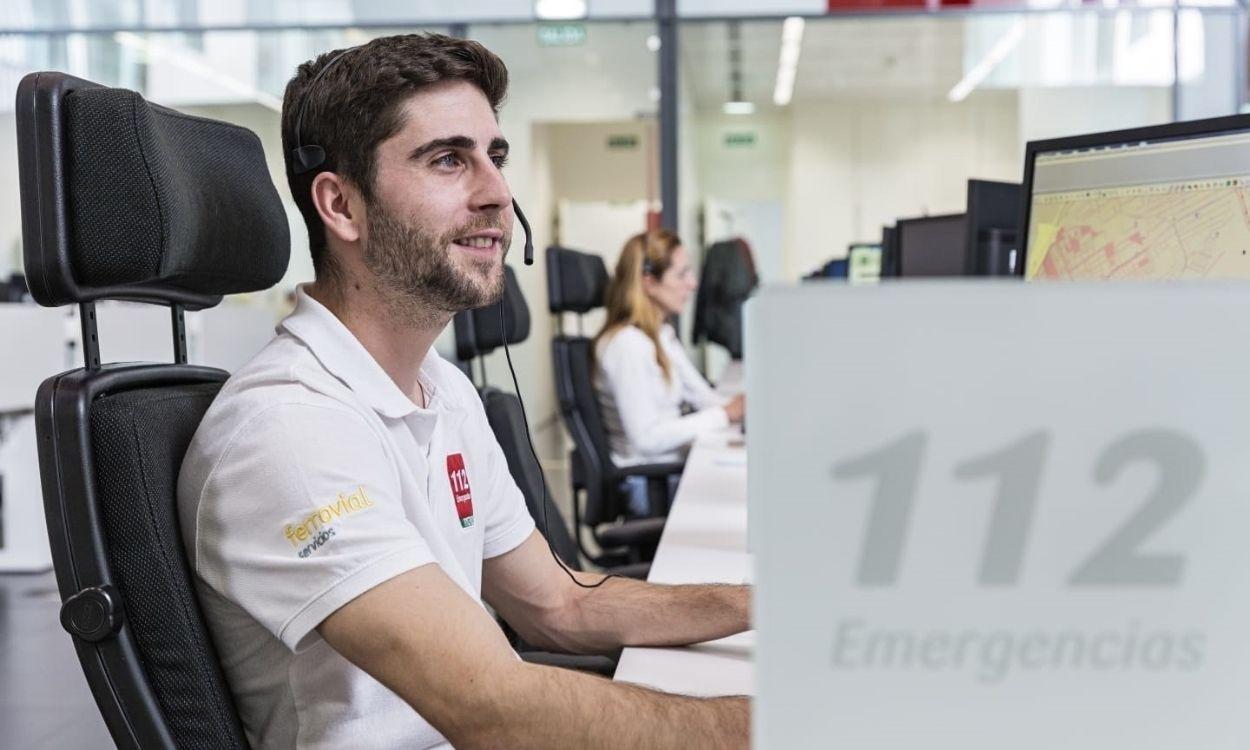 Un operario de Emergencias 112 de Andalucía. EP