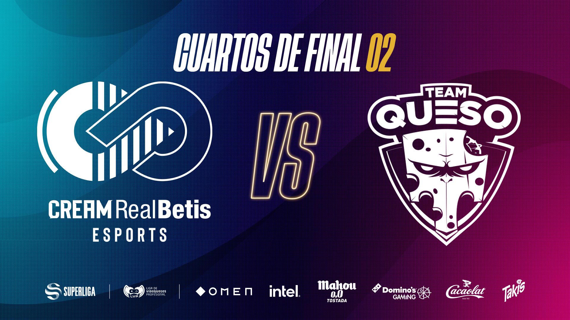CREAM Real Betis y Team Queso cerraron los cuartos de final de la Superliga por 3-1