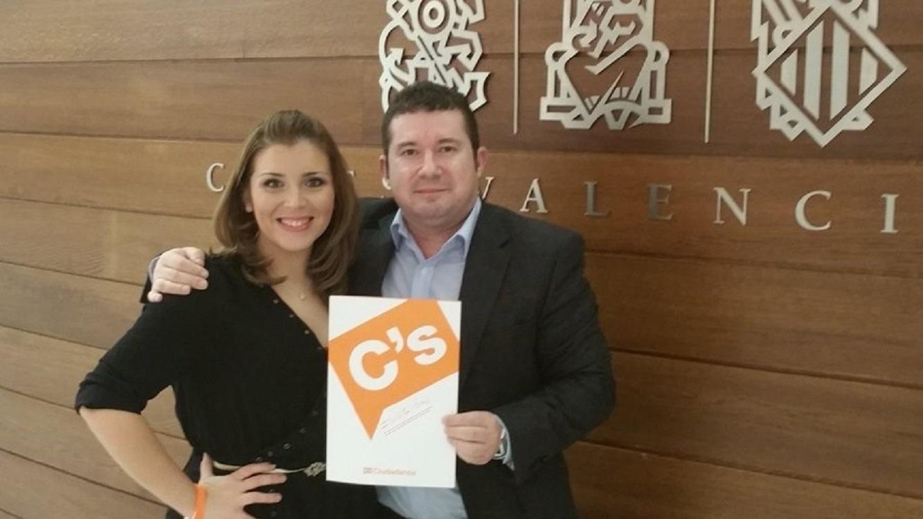 La vicealcaldesa de Alicante, Mari Carmen Sánchez, y el senador valenciano de Ciudadanos Emilio Argüeso.