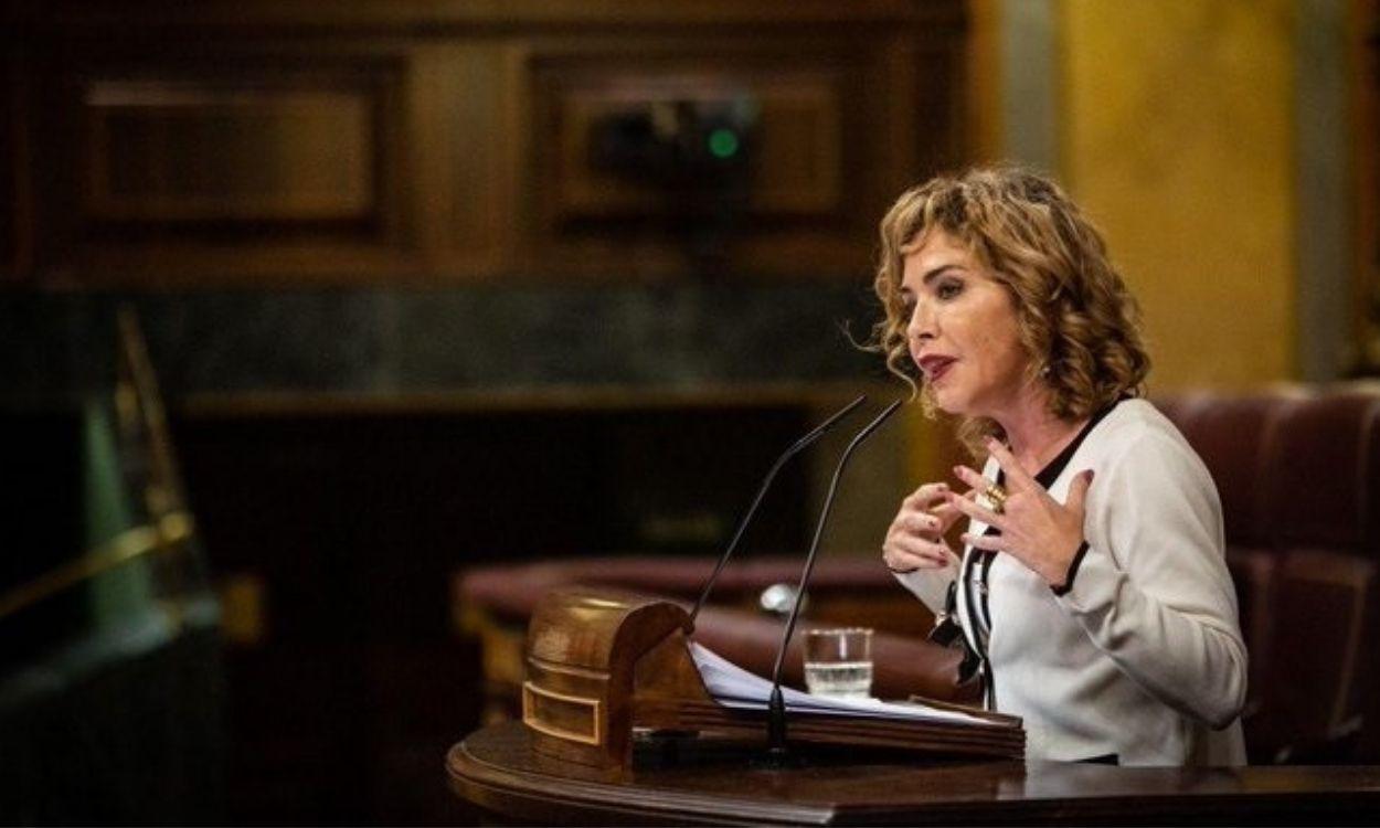 La exdiputada de Ciudadanos, Marta Marín, en el Congreso. Archivo EP. 
