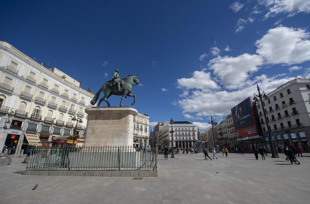 Imagen de la Puerta del Sol (Madrid). Europa Press