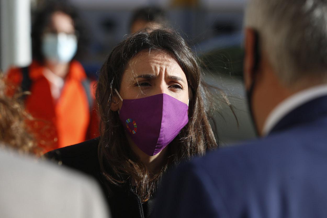 La ministra de Igualdad, Irene Montero. ENRIQUE GÓMEZ/EP