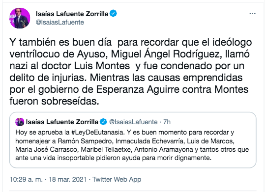 Tuit Isaias Lafuente Tuit Isaias Lafuente