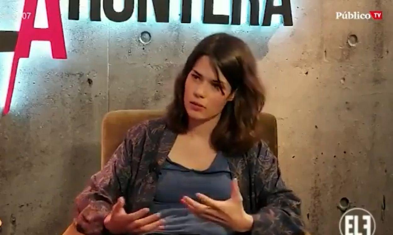 Isa Serra, diputada de la Asamblea de Madrid, en el programa de Juan Carlos Monedero.