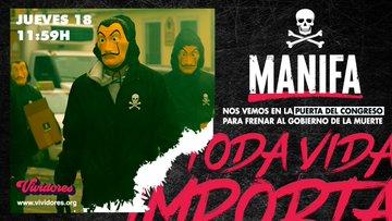 Cartel maniifestación contra la eutanasia Cartel maniifestación contra la eutanasia