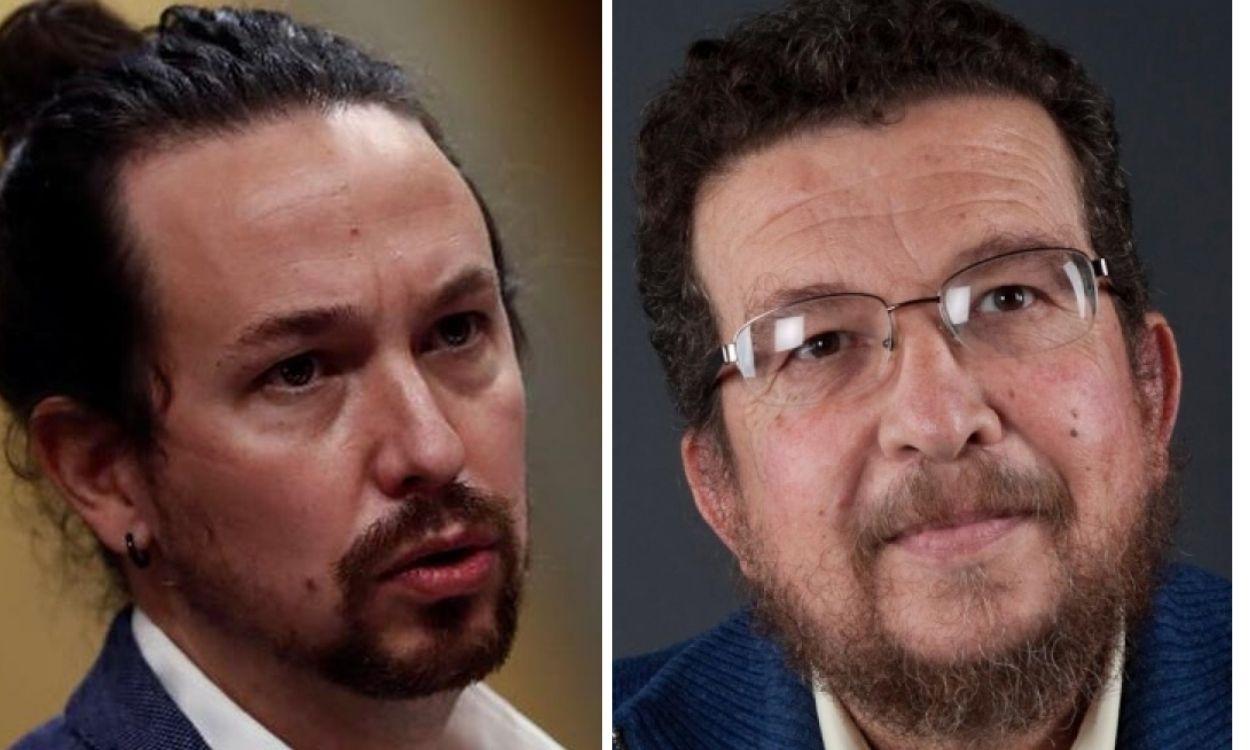 Pablo Iglesias y su padre, Francisco Javier Iglesias