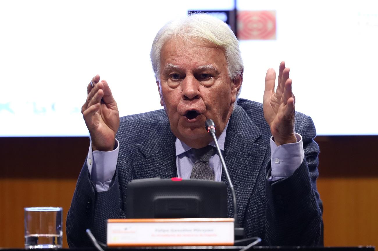 El expresidente del Gobierno Felipe González en una imagen de archivo. Fuente: Europa Press.