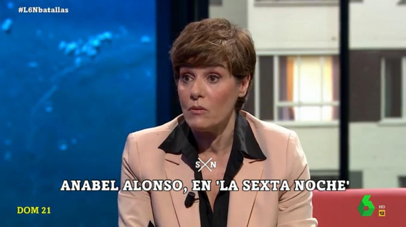 Anabel Alonso en 'laSexta Noche'. Fuente: la Sexta.