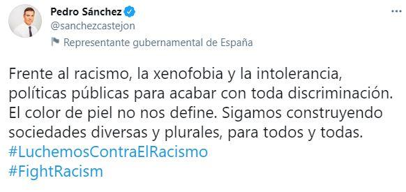Pedro Sánchez tuit