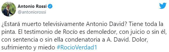 tuit tras el documental de Rocío Carrasco 3