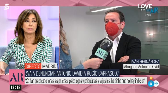 El abogado de Antonio David en 'El Programa de Ana Rosa'.