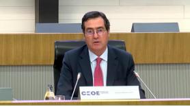El presidente de CEOE, Antonio Garamendi