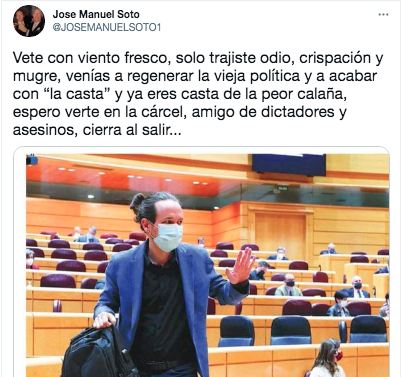 José Manuel Soto sobre Iglesias