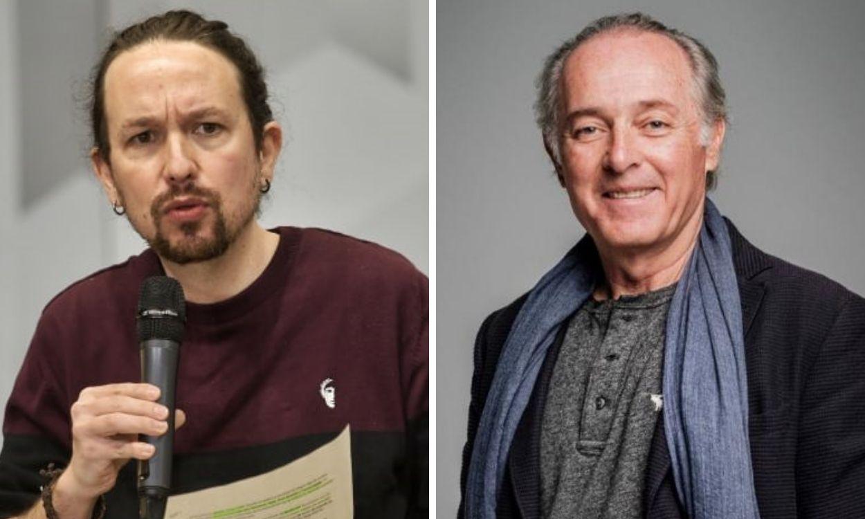 Pablo Iglesias y José Manuel Soto