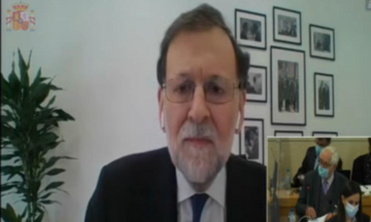 Mariano Rajoy en la Audiencia Nacional. EP