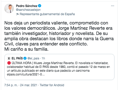 Pedro Sánchez Reverte Pedro Sánchez Reverte