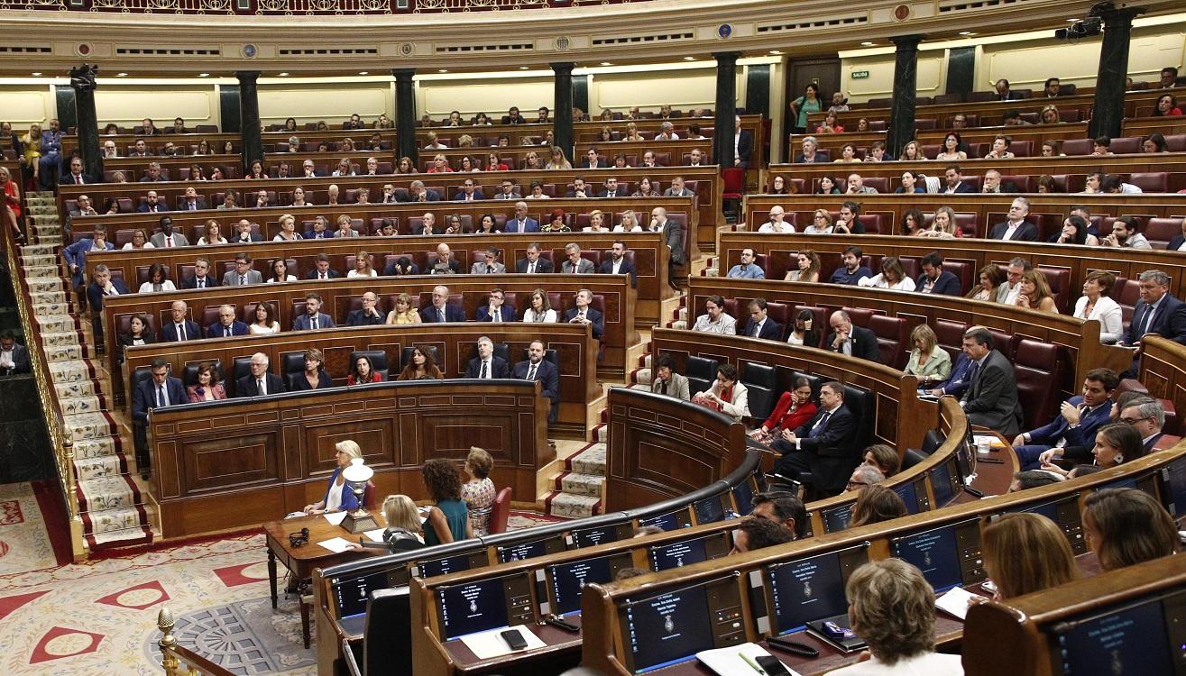Vista general del Congreso de los Diputados. EP