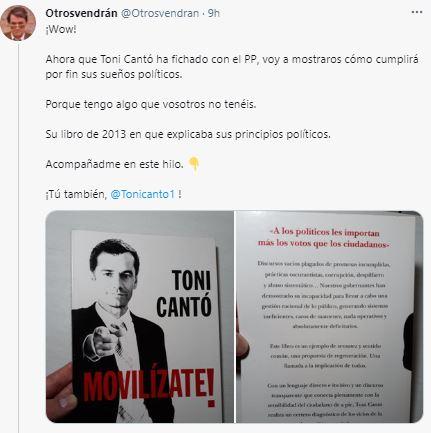 Toni Cantó libro