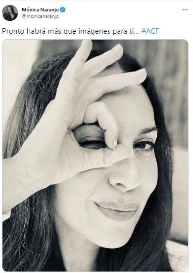 Foto de Mónica Naranjo en Twitter Foto de Mónica Naranjo en Twitter