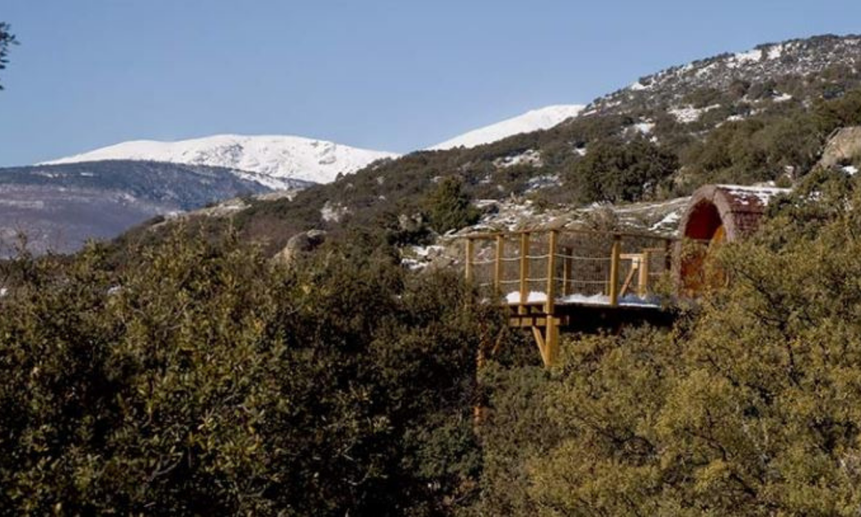 Semana Santa: Casas de ensueño en los árboles de la Sierra Norte de Madrid