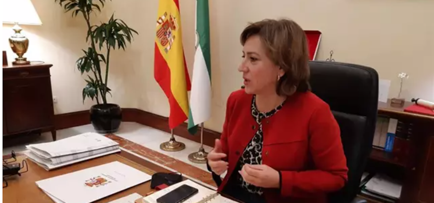 La delegada del Gobierno en Andalucía, Sandra García, en una foto de archivo.   DELEGACIÓN DEL GOBIERNO EN ANDALUCÍA   Archivo