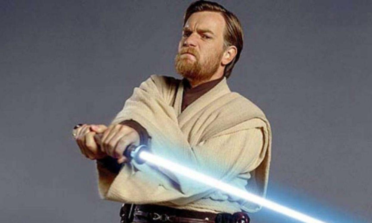 Ewan McGregor como Obi-Wan Kenobi en las imágenes promocionales de 'La venganza de los Sith'. Star Wars. 