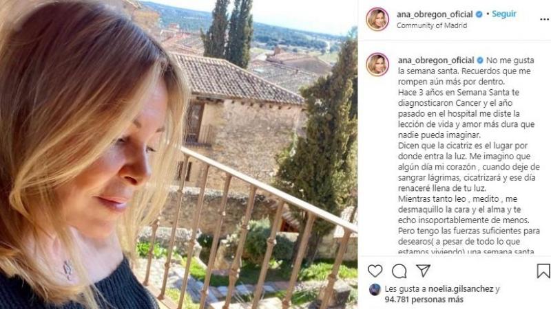 Ana Obregón recuerda a su hijo en Instagram