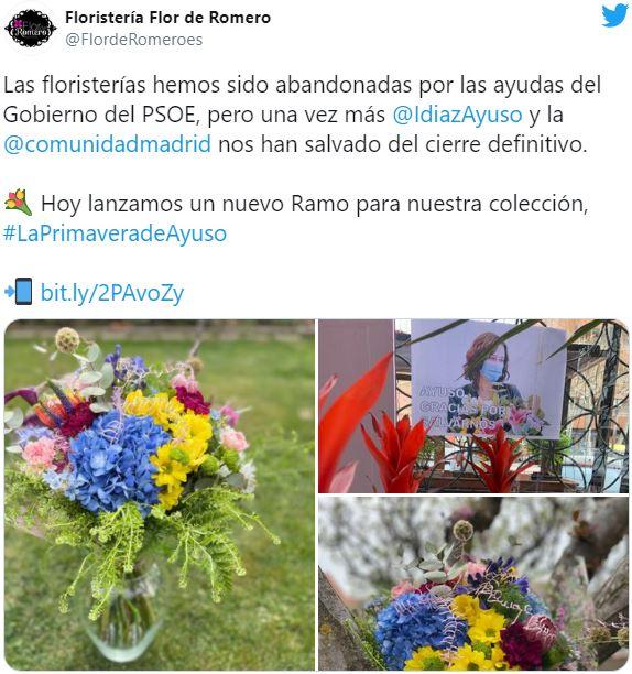 El tuit de la floristería