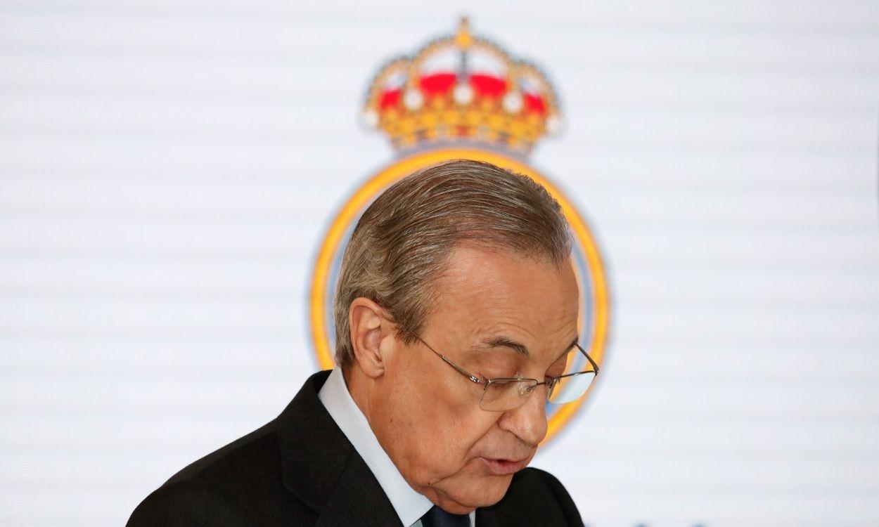 El presidente del Real Madrid, Florentino Pérez