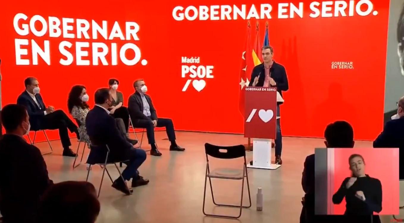 Sánchez apela a "parar al Gobierno de la Plaza de Colón": "Es ...