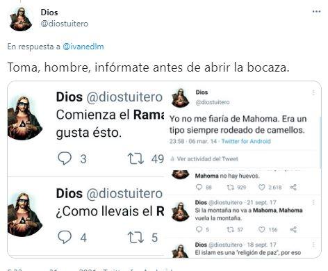 Dios Tuitero responde a Espinosa de los Monteros
