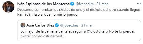 Espinosa de los Monteros reprende a Diostuitero