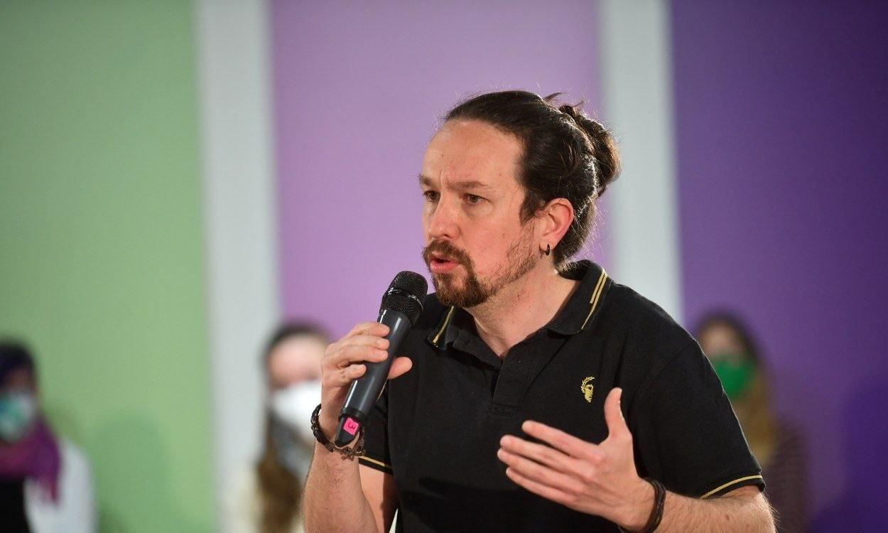 El candidato de Unidas Podemos a las elecciones de Madrid, Pablo Iglesias. EP