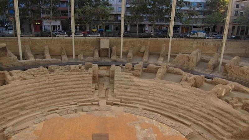 Teatro romano de Zaragoza. Europa Press