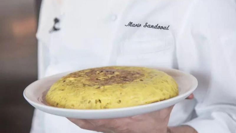 Tortilla especial del chef Mario Sandoval. Fuente  Cool Lifestyle