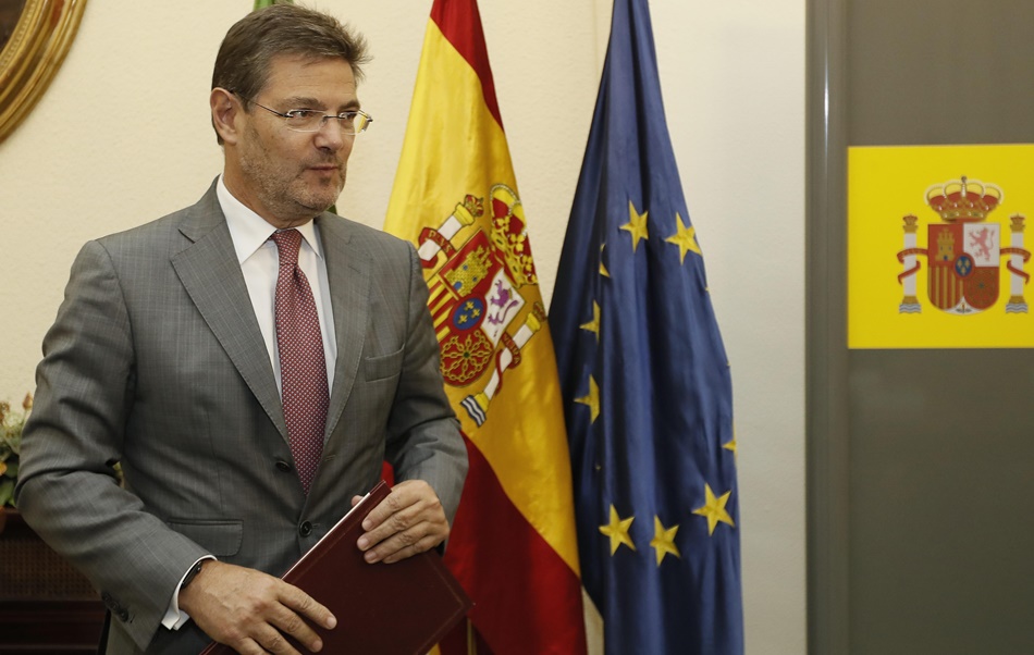 El ministro de Justicia, Rafael Catalá. 